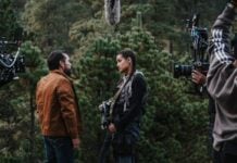 Scene being shot from "Contraataque"