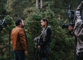 Scene being shot from "Contraataque"