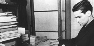 Yuri Knorozov at his desk
