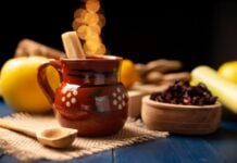 Ponche de Frutas. Christmas fruit punch is an infusion that is consumed in Mexico, traditionally during posadas and Christmas. Served in a clay cup called cantarito