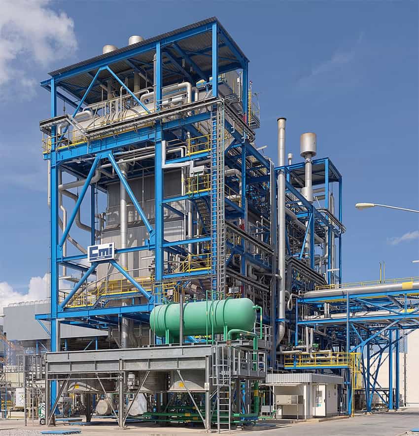 A combined cycle power station in Valle Hermoso, Tamaulipas