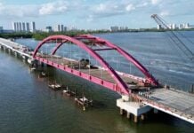Nichupté Bridge in Cancún