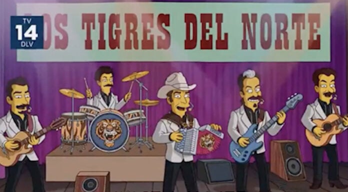 tigres del norte on the Simpsons