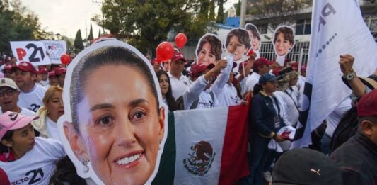 Rally in Toluca for Sheinbaum