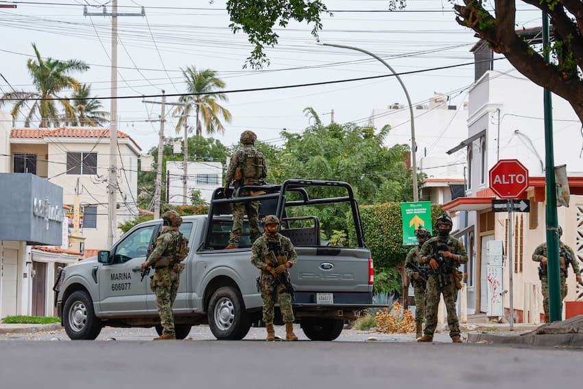 Navy personnel in Culiacán