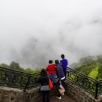 Tourists visiting Zacatlán, Puebla.