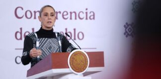 Sheinbaum on Jan. 27, 2026