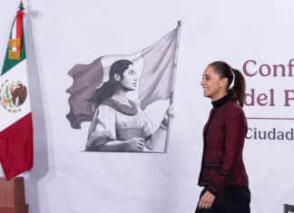 Sheinbaum on Jan. 13, 2025