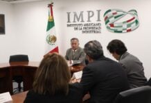 Head of IMPI Santiago Nieto Castillo sitting at a desk