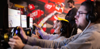 Formula 1 fans drive virtual cars at F1 Exhibition