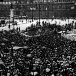 Catholic demonstration in Mexico City during the Cristero War.