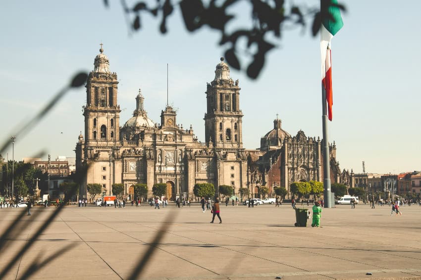 Mexico City zocalo