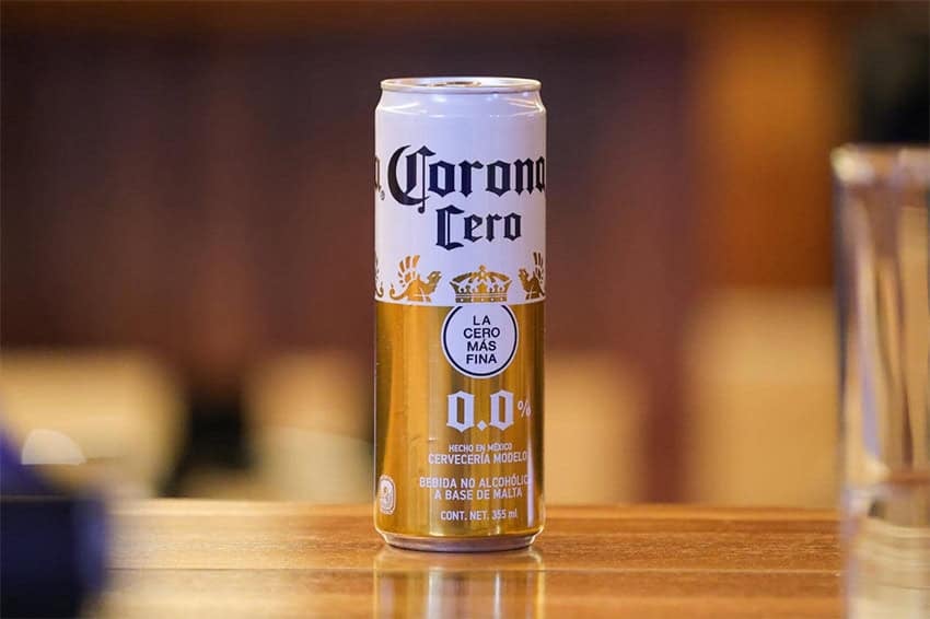 A can of Corona Cero alcohol-free beer
