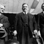 Dwight Morrow with Plutarco Elías Calles and Charles Lindbergh