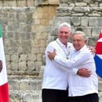 Andrés Manuel López Obrador welcomes Cuban President Miguel Díaz-Canel Bermúdez