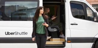 Uber shuttle service