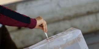 OAXACA DE JUÁREZ, OAXACA, 25ENERO2025.- Decenas de personas acuden a votar en la jornada de Revocación de Mandato a la que se somete la administración del gobernador de Oaxaca, Salomón Jara Cruz. Para este ejercicio se instalaron 2 mil 815 casillas en todo el estado, sin instalación de casillas especiales. El padrón electoral de Oaxaca es de más de 3 millones de votantes.