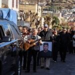 funeral in Zacatecas for miner