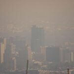 smoggy Mexico City febrero 2026