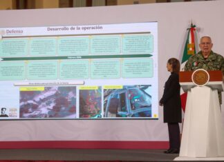 According to Defense Minister Ricardo Trevilla Trejo, an operational force made up of "three components" was organized on Saturday to be able to capture "El Mencho" on Sunday.