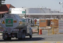 A Pemex oil truck