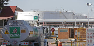 A Pemex oil truck