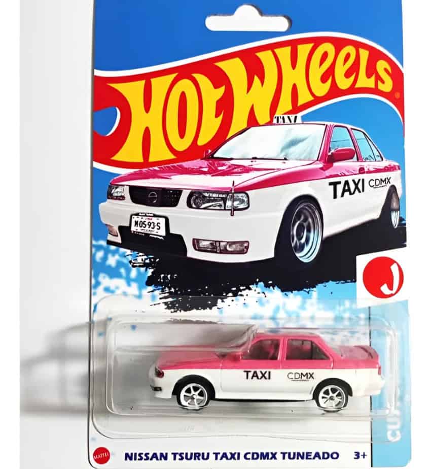 Hot wheels collectible of the iconic Mexico City taxi