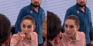 In a video that went viral over the weekend, Sheinbaum is seen yelling, "You need to work more with the people, all of you. Work more with the people. Stop being there and ... [spend time] in your territory."