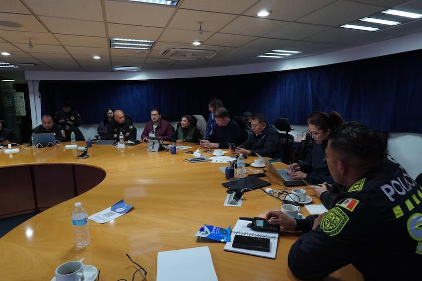 CDMX Security Cabinete in permanent session. (Clara Brugada/on X)