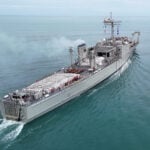 aid shipment leaving on a boat to Cuba