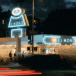 Exterior of Churrería El Moro in Echo Park, Los Angeles