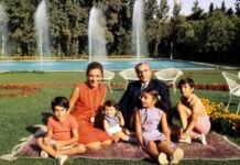 Shah of Iran and family