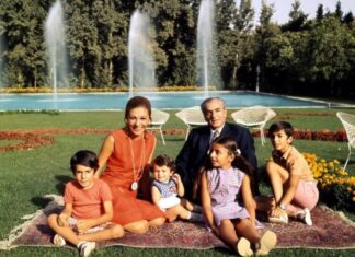 Shah of Iran and family