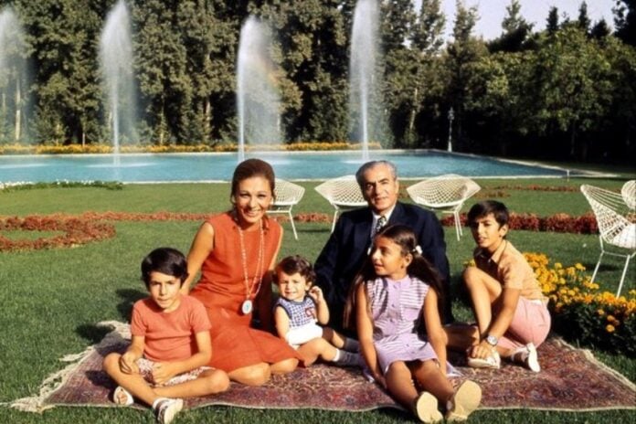 Shah of Iran and family