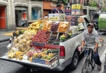 Street vendor in Mexico City