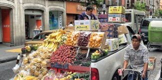 Street vendor in Mexico City