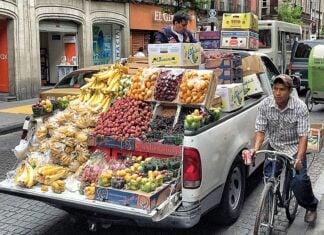 Street vendor in Mexico City