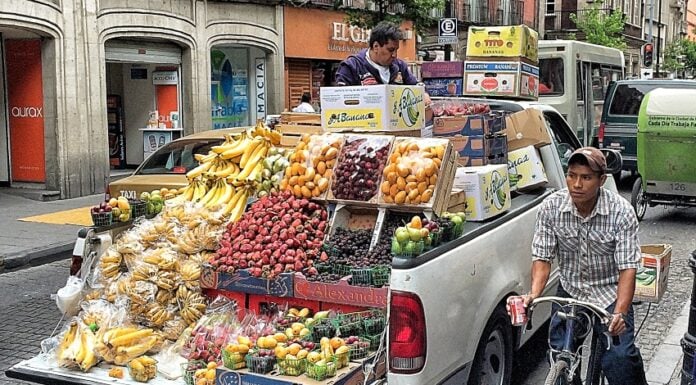 Street vendor in Mexico City
