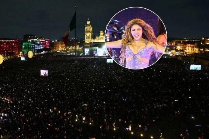 Shakira and Zocalo