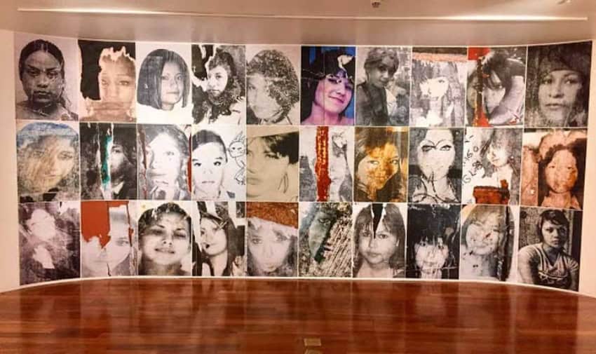 Margolles' artwork on femicides