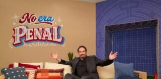 Hugo Sanchez inside Estadio Azteca