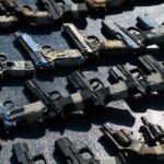 The firearms are smuggled into Mexico from the U.S., often after they have been purchased by straw buyers.