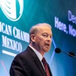 Ambassador Johnson at Amcham assembly on March 18, 2026