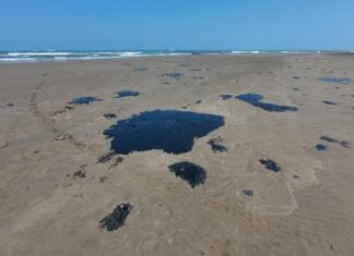 oil spill on Gulf coast