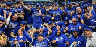 Italian besibol team