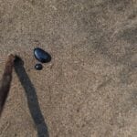 oil on a beach in Veracruz