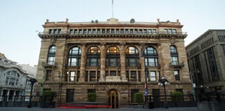 Banxico building in Mexico City