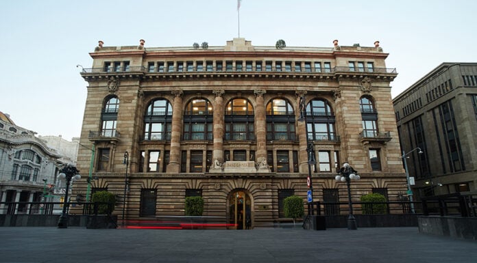 Banxico building in Mexico City