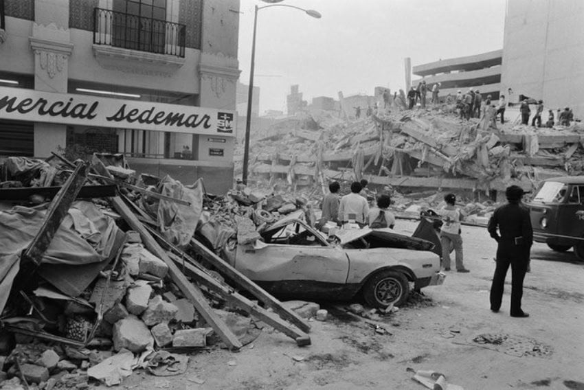 1985 earthquake damage