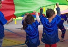 migrant youth soccer practice